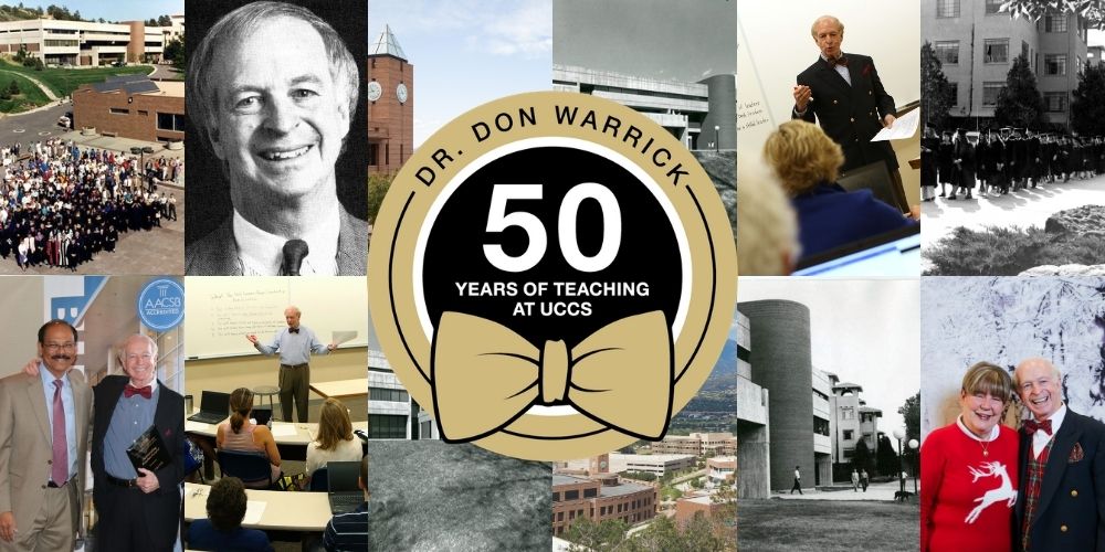 Photos of Dr. Warrick over the years