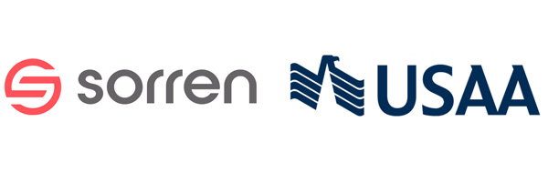 Sorren and USAA logos