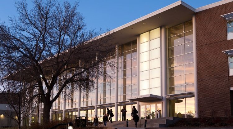 Photo of Dwire Hall on UCCS campus