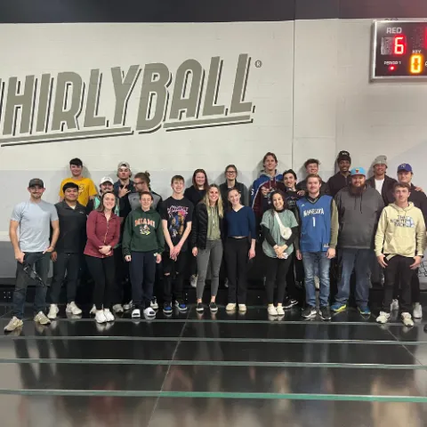 UCCS students at Whirlyball