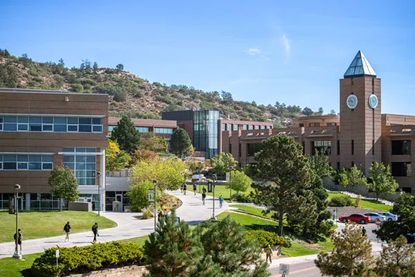 Photo of the main campus at UCCS 