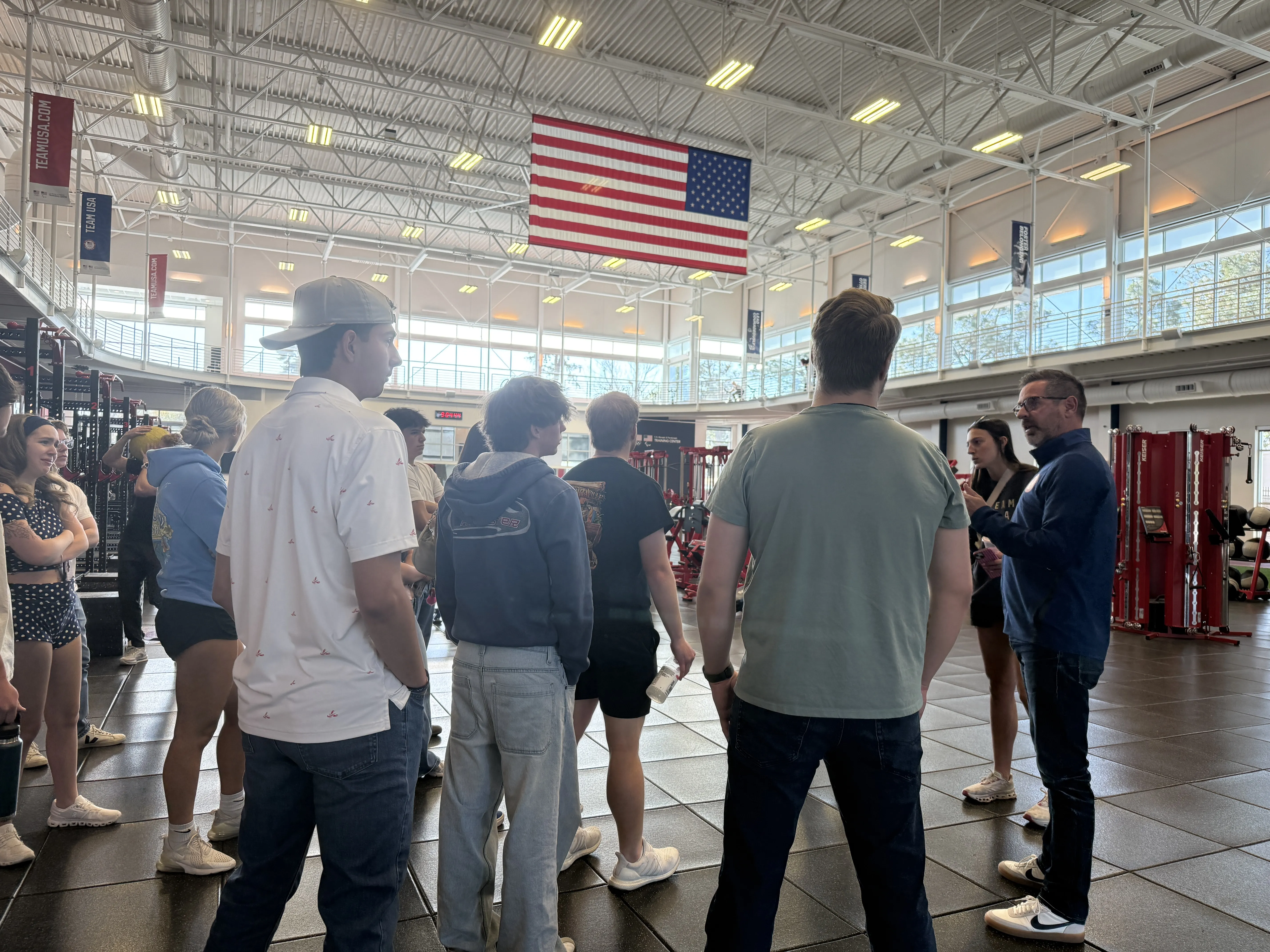 US weight room tour 