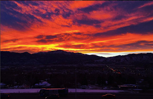 View from UCCS at sunset