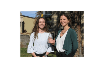 Mikayla Bennion and Sophie Schwartz from Fort Lewis College