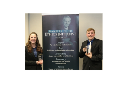 Paul Gilliam and Courtney Opp from UCCS