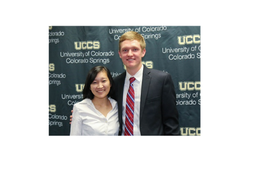 Chad Glover and Rachelle Ono from UCCS