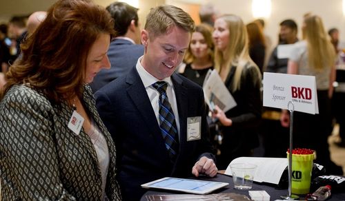 Students develop lasting connections at annual Career Networking Night